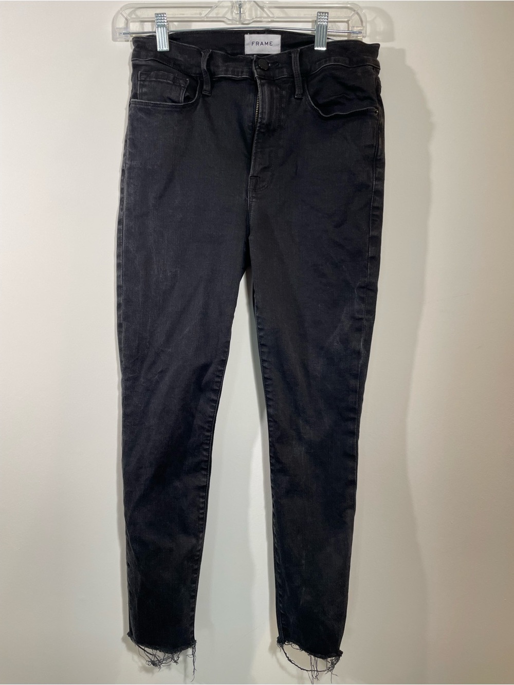 Frame Ali High Rise Cigarette stretch skinny jeans 29